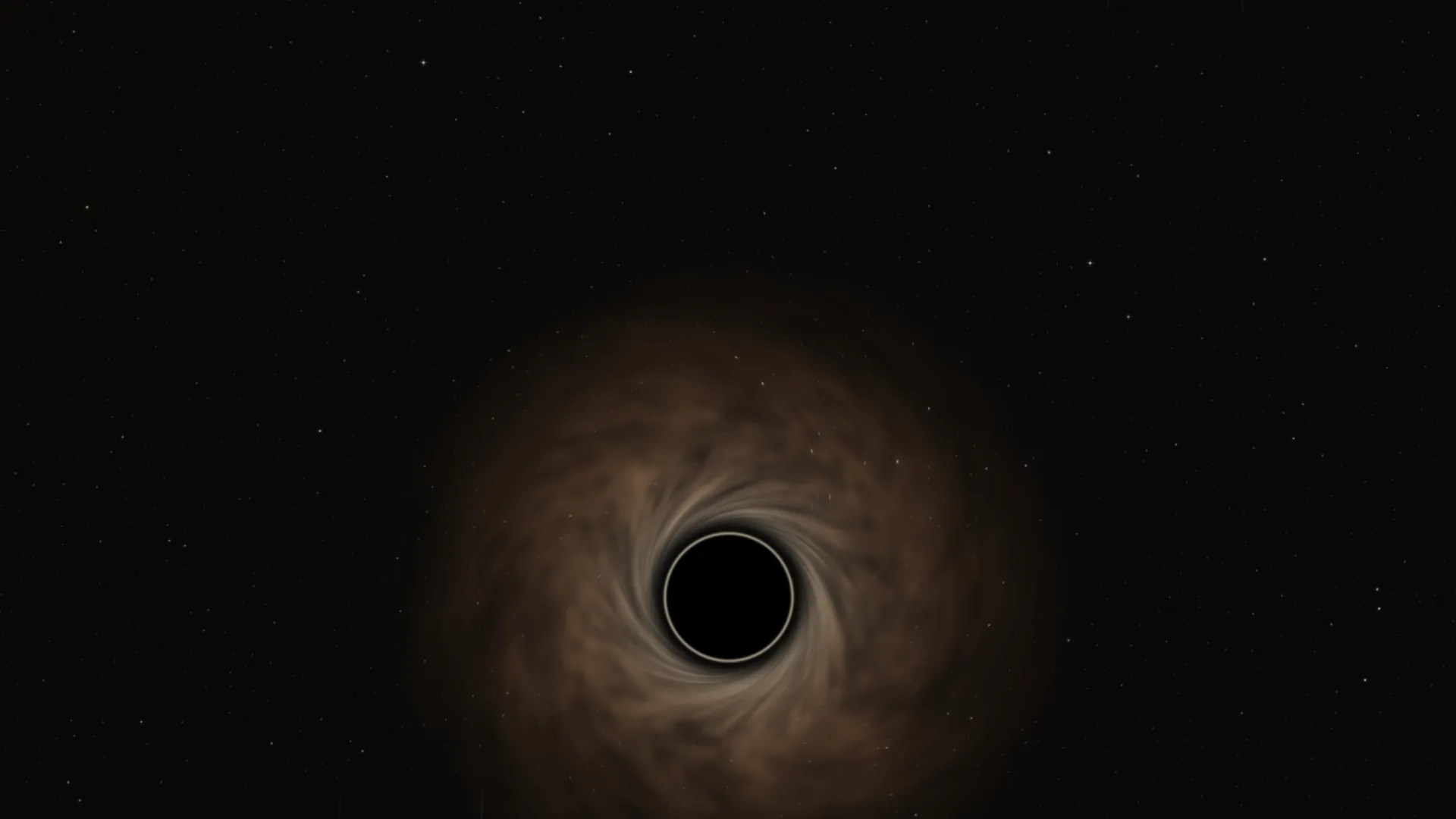 Sagittarius A*, a black hole surrounded by a glowing swirl of infalling gas